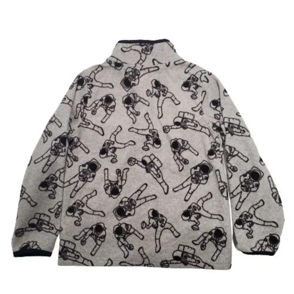 OshKosh B'Gosh Kids Boys Astronaut Full Zip-Front Fleece‎ Cozy Jacket Size 8